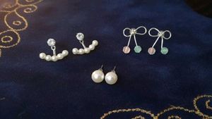 Earring Bundle - Pearl & Bow Studs