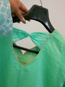 Mint Green Plazo Kameez