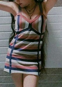Grain V- Neck Bodycon Dress