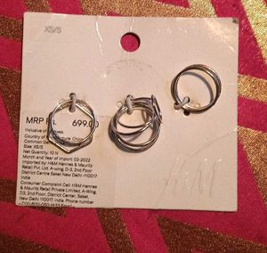 H&M Silver Ring Set