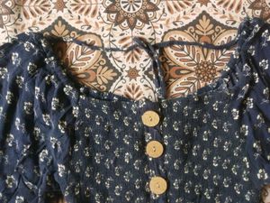 Blue Korean Top