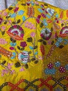 Charming Yellow Ethnic Dress Haldi