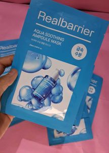Real Barrier Aqua Soothing Ampoule Mask- 10 Sheets