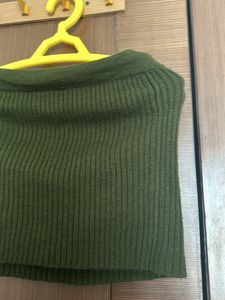 Strechable Short Bottle Green Skirt