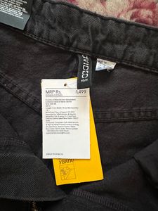 H&amp;M Black Women Denim Short