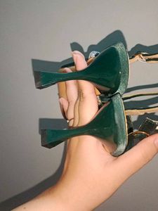 Emerald Green Heels