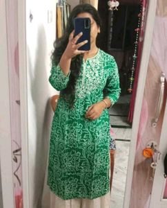 Designer Green Kurta