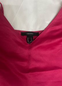 Fuschia Pink Forever 21 Top