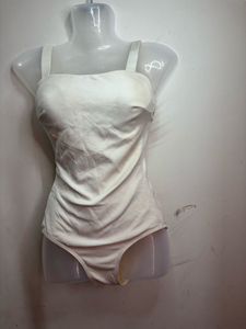 White Sleeveless Bodysuit