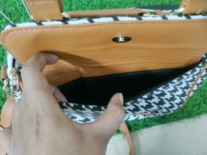 Two Partation Sling Bag
