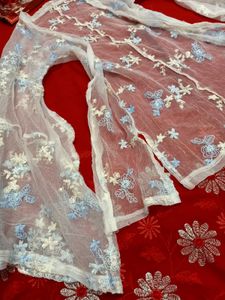 💙🤍Floral Embroidered Kimino Style🤍💙