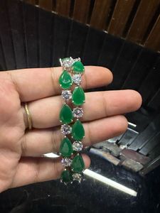 Green Stone Bangle