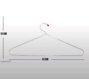 Steel Coat Pack of 24 Hangers, Metal