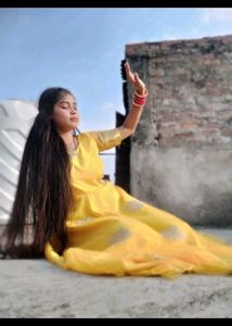 Yellow Long Frock
