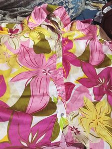 Zara Floral Print Top