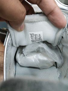 Onitsuka Tiger Trainer Silver And White UK 7.5
