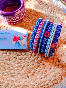 Handcrafted thread Bangles