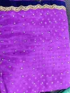 Stone work Saree