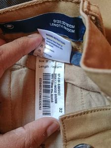 Khaki Straight Fit Pants