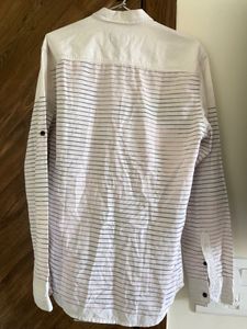 White Printed Shirt