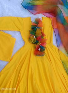 designer anarkali kurti set