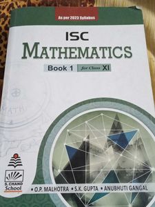 ISC Mathematics Book 1