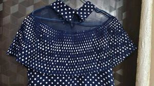 Polka Dot Off-Shoulder Top