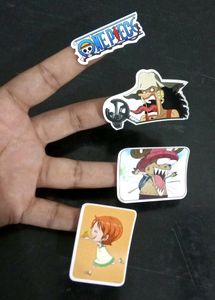 Set Of 9 One Piece Anime Stickers (1 Sheet)