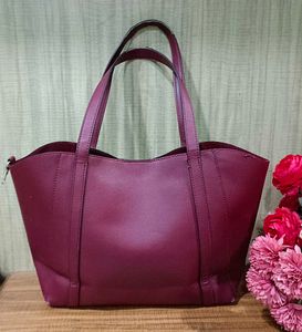 Guess Naya Women Burgundy Tote Bag