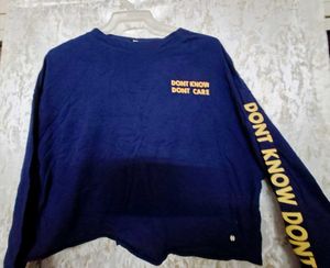 Navy Graphic Print Tee