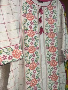 Azira Floral Print Kurta with Dupatta