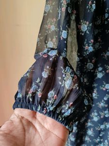 Floral Aline Midi Dress