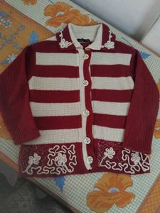 Striped Knit Cardigan