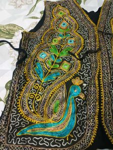 Gamthi Embroidered Koti/Jacket