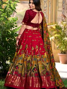 semi stitched half saree