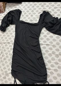 urbanic black bodycon dress