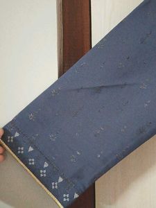 Elegant Blue-Grey Printed Kurta