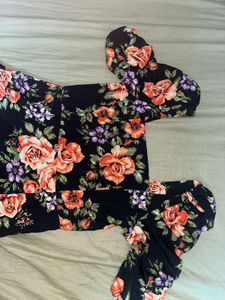 Floral Print Midi Dress