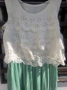 Tiered Mint Green Dress