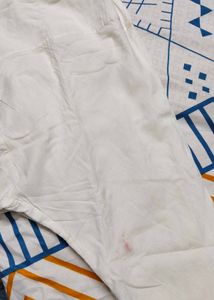 Women Off White Printed Kurta Set
