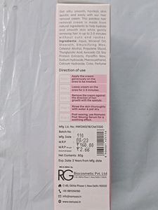 natural skincare NAMYAA Hair Removal Cream