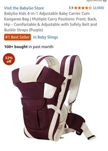 BabyGo 4-in-1 Baby Carrier