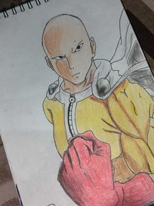 One Punch Man Art | Pencil Colour|