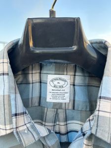 Blue Plaid Shirt