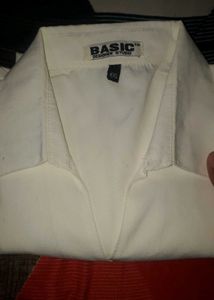 Classic White Button-Down Shirt