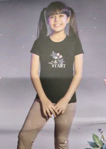 Cute Girls&#39; Tee &amp; Pant Set