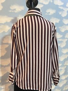 Striped Button-Up Shirt