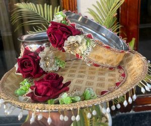 Decorated Pooja Thali Set