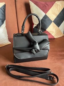 Matte Black Handbag For Women