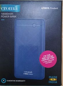 Croma Power Bank 10000mah 1 Weak Used